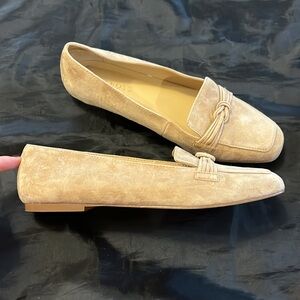 Talbots Tan Suede Loafers